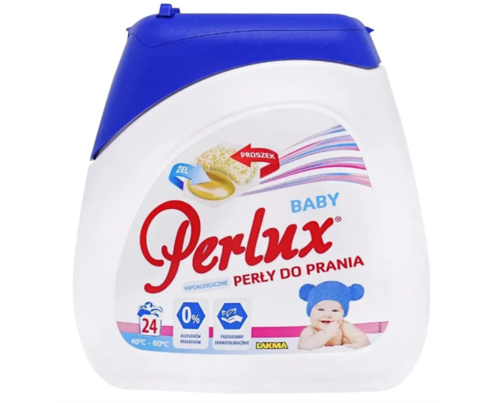 Капсули для прання BABY Гіпоалергенні 24шт PERLUX