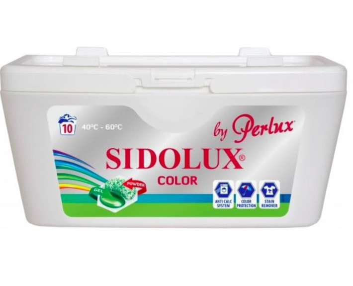 Капсули для прання COLOR 10шт Sidolux by Perlux