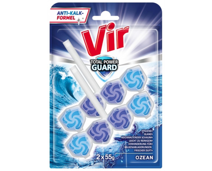 Блок для унитаза 2*55г Океан (подвойной), VIR Total Power Guard