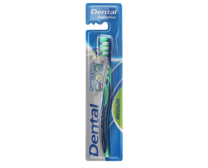 Зубна щітка TOTAL CLEAN 1 шт (середня), DENTAL