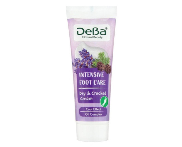 Крем для ніг лаванда та сосна 75мл DeBa Natural Beauty