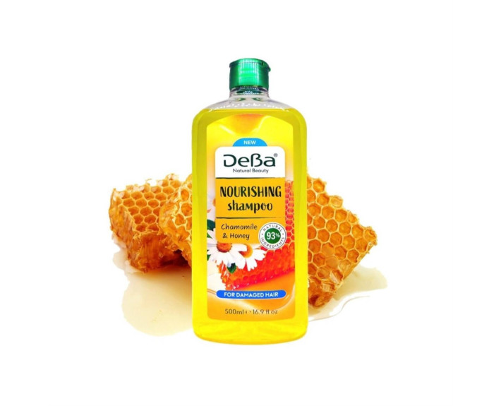 Шампунь живильний ромашка та мед 500 мл, DeBa Natural Beauty