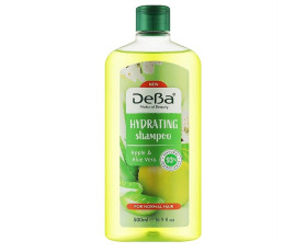 Шампунь зволожуючий яблуко та алое 500 мл DeBa Natural Beauty