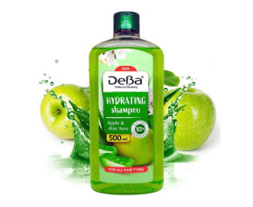 Шампунь увлажняющий яблоко и алоэ 500 мл DeBa Natural Beauty