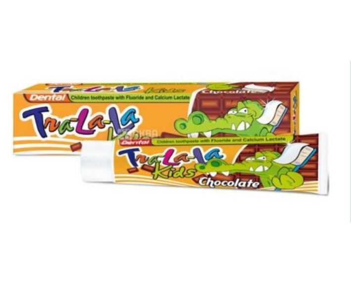 Зубна паста для дітей Tra-La-La Chocolate 50 мл, DENTAL
