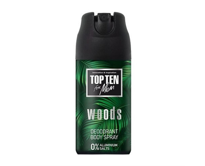 Дезодорант (спрей)  Woods 150 мл, Top Ten for men Болгарія