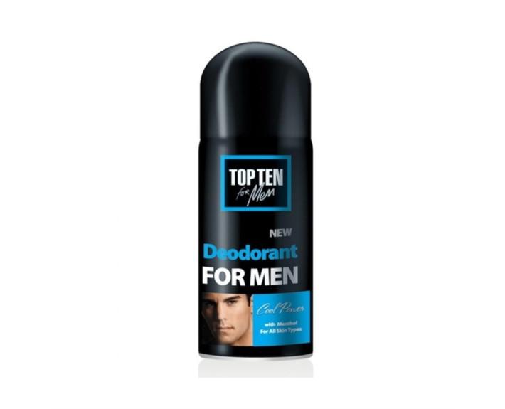 Дезодорант (спрей) Cool Power 150 мл//24 Top Ten for men