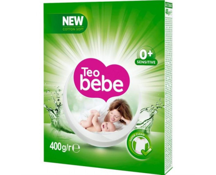 Пральний порошок 400гр Teo bebe GENTLE & CLEAN ALOE