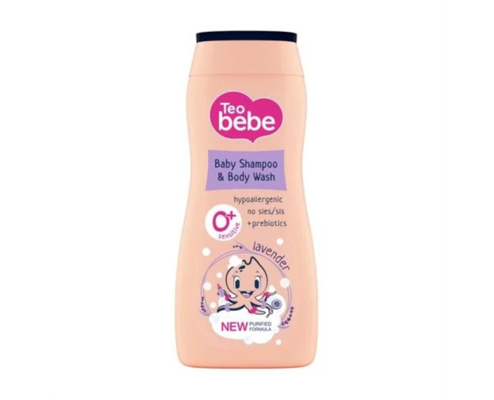 Шампунь та гель для душу Teo bebe 200мл ЛАВАНДА