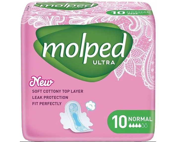 Гігієнічні прокладки MOLPED Ultra  normal 4 краплі 10 шт