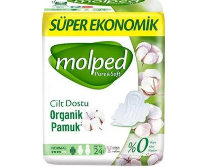 Гигиенические прокладки normal s.eco 4 капли 24 шт. MOLPED Ultra