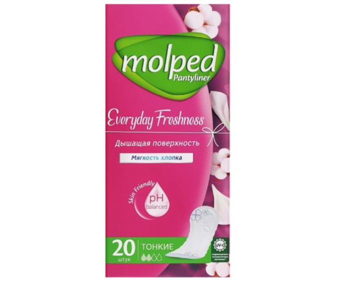 Щоденні прокладки MOLPED Everyday  Freshness DEO 20 шт.
