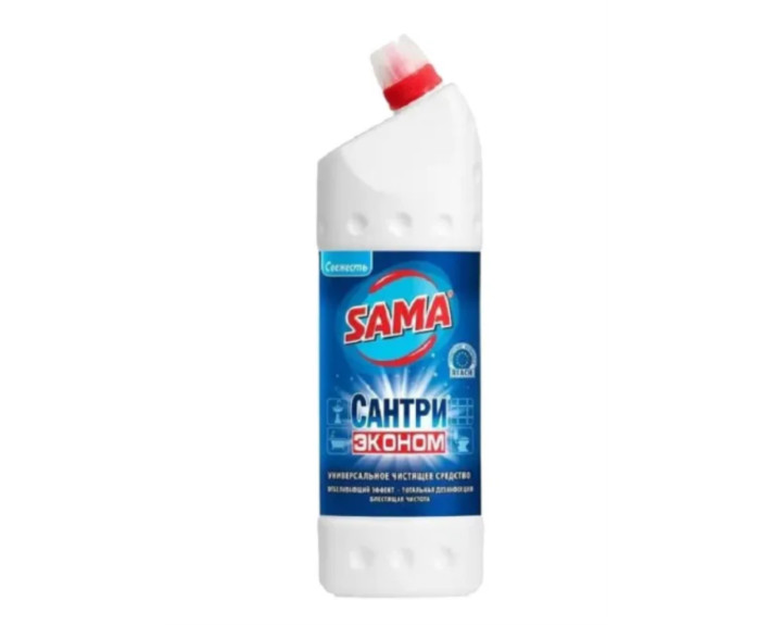 Универсальное чистящее средство Свежесть 1л на хлоре SAMA SANTRI