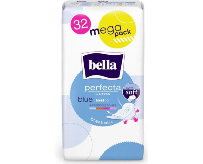 Гигиенические прокладки 32 шт., Bella Perfecta Ultra Blue