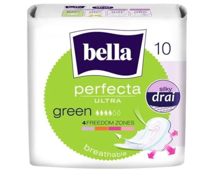 Гигиенические прокладки 10 шт., Bella Perfecta Ultra Green