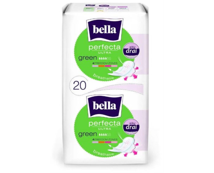 Гигиенические прокладки 20 шт., Bella Perfecta Ultra Green