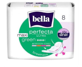 Гігієнічні прокладки 8шт., Bella Perfecta Ultra Maxi Green