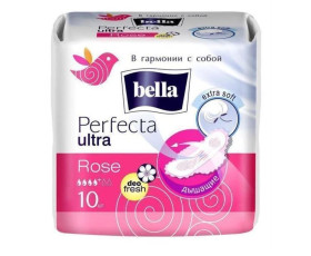 Гігієнічі прокладки 10шт., Bella Perfecta Ultra Rose Deo Fresh Extra Soft