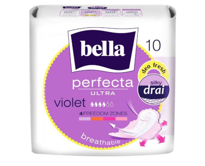 Гігієнічні прокладки 10 шт., Bella Perfecta Ultra Violet Deo Fresh Silky Dray