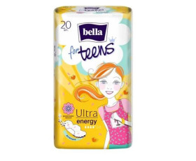 Гігієнічні прокладки 10шт Bella for Teens Ultra Energy silky drai deo exotic fruits