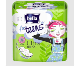 Гігієнічні прокладки 10шт Bella for Teens Ultra Relax extra soft deo green tea