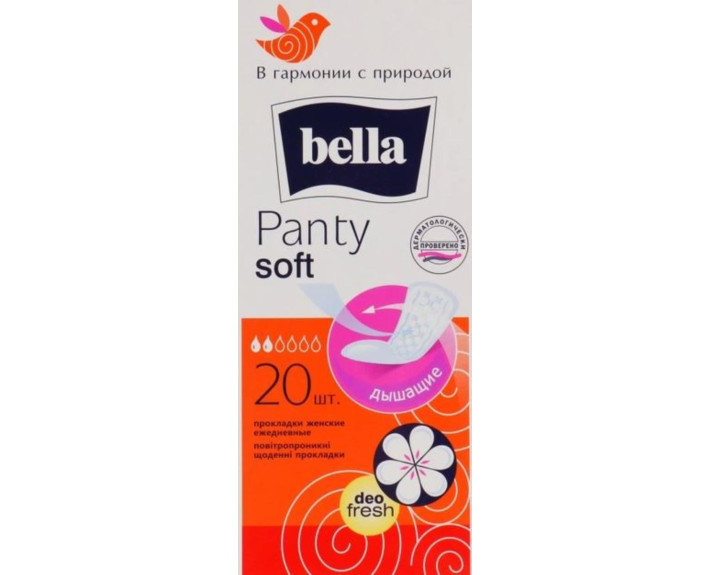 Ежедневные прокладки Bella Panty Soft Deo Fresh 20 шт.