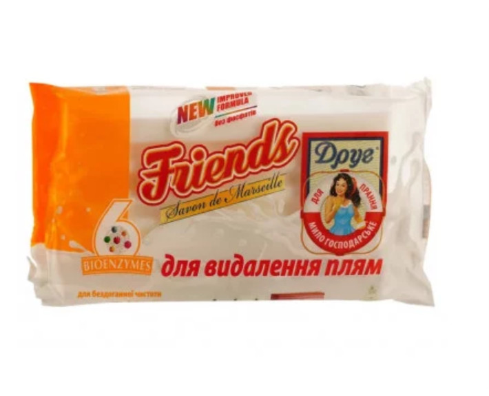 Господарське мило тв. Друг Плями видалення 135 г/56