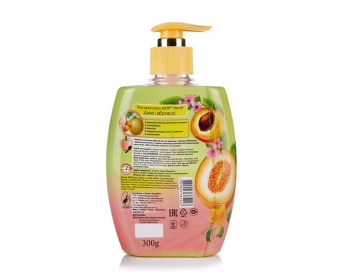 Рідке гель-мило Nectar 300мл Диня та Абрикос (бут. с дозат)//24