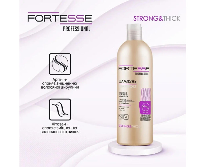 Шампунь 400мл ЗМІЦНЕННЯ FortessePro