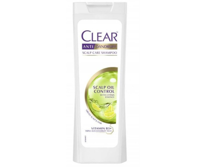 Шампунь пр/лупи бал жирн шкір гол 400 мл Clear VA