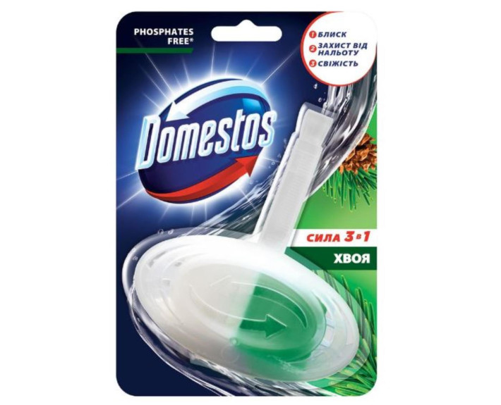 Блок д/очищ уніт гігієн хвоя 40 г Domestos
