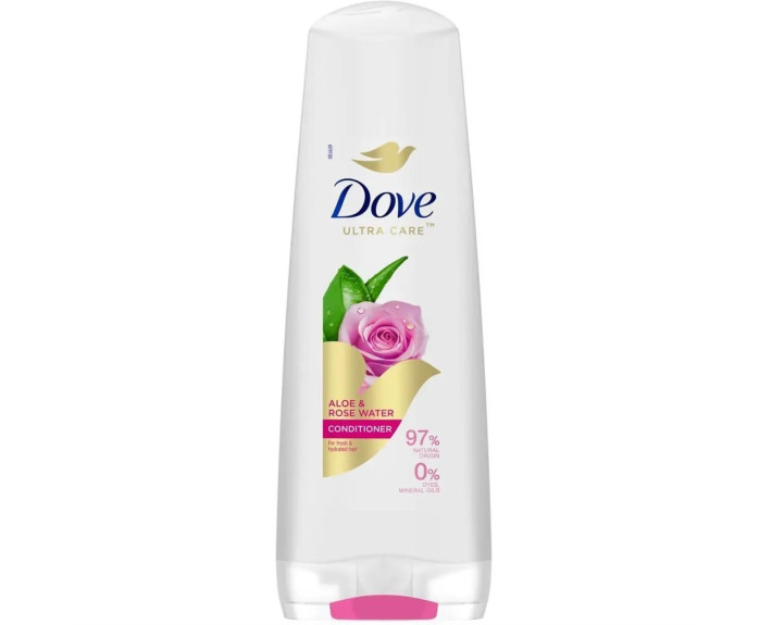 Бальзам-ополіскувач ультрадогляд з алое та троянд вод 350 мл Dove