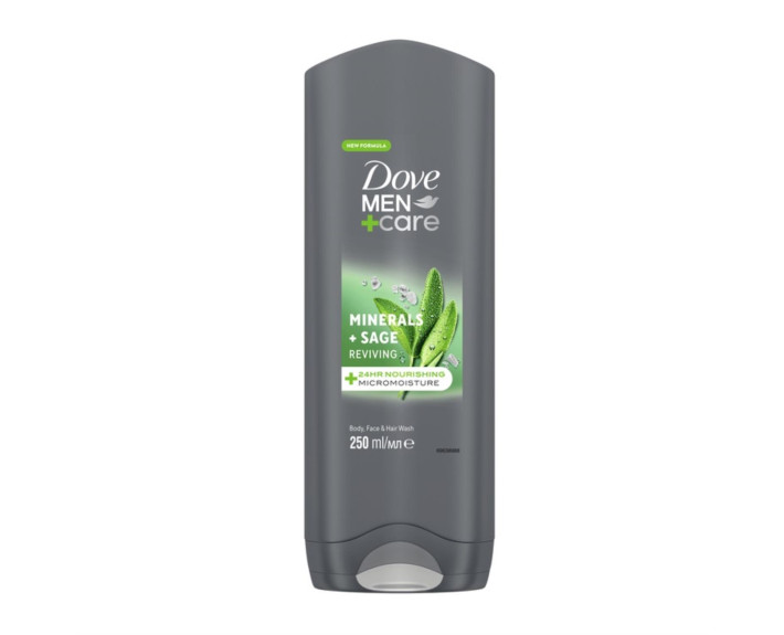 Гель для душу men+care свіж мінералів і шавл 250 мл Dove