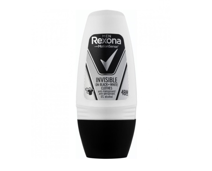 Антиперспирант кульковий invisible для чорн і біл 50 мл Rexona Men