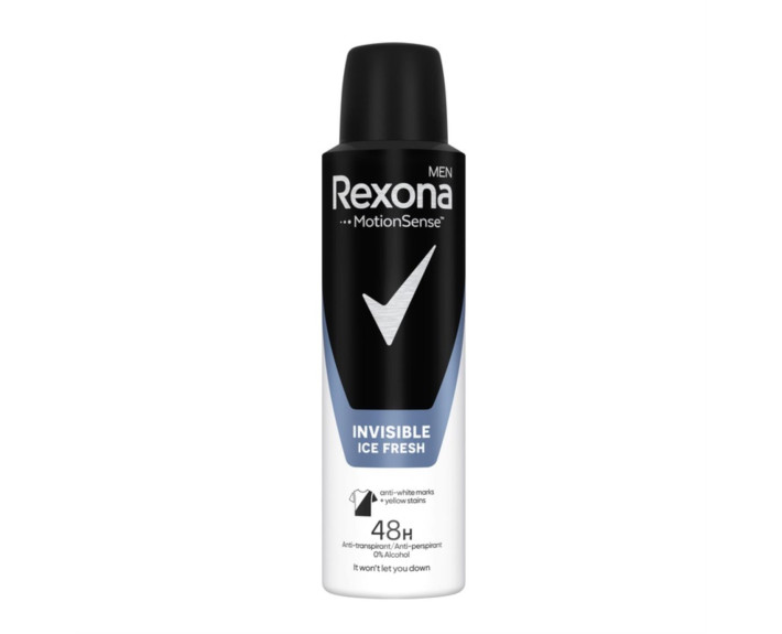 Антиперспірант  аерозоль  invisible айс 150 мл Rexona