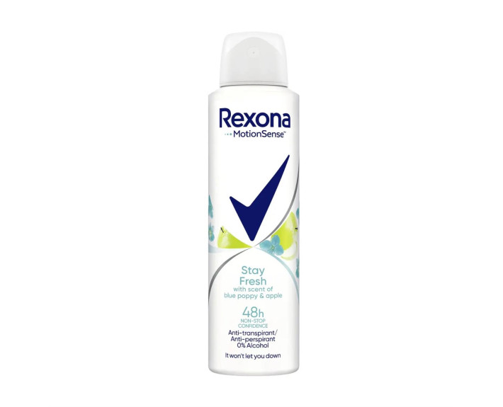 Антиперспірант  аерозоль блак мак та яблуко 150 мл Rexona