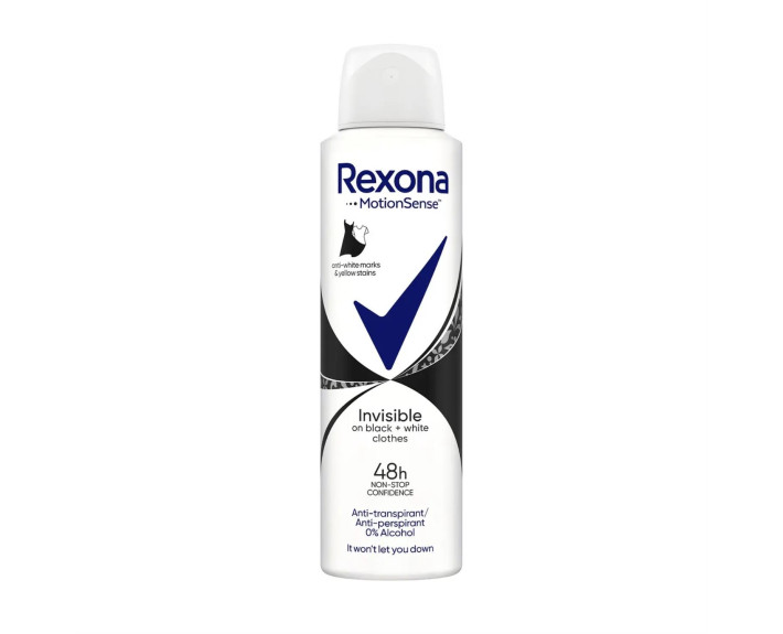Антиперспірант  аерозоль  невид на чорн і біл 150 мл Rexona
