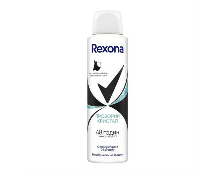 Антиперспирант аэрозоль прозрачный кристалл 150 мл Rexona