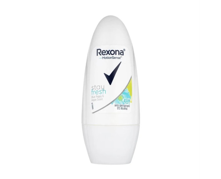 Антиперспірант  кульковий блак мак та яблуко 50 мл Rexona