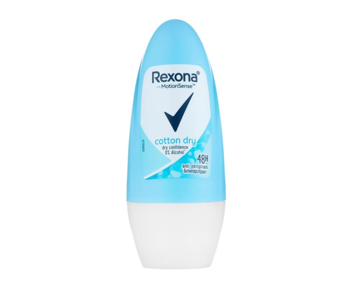 Антиперспирант кульковий легкість бавовни 50 мл  Rexona