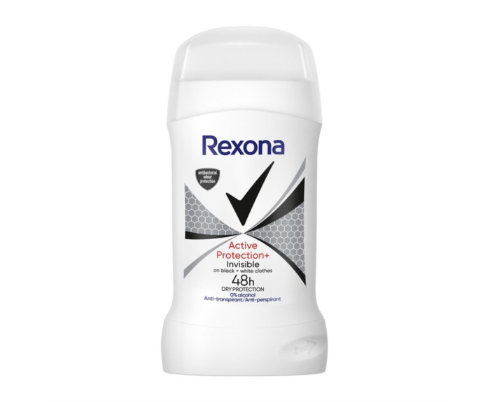 Антиперспирант олівець активний захист та невид на чорн і біл 40 мл Rexona