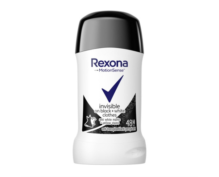 Антиперспірант олівець невид на чорн і біл 40 мл Rexona