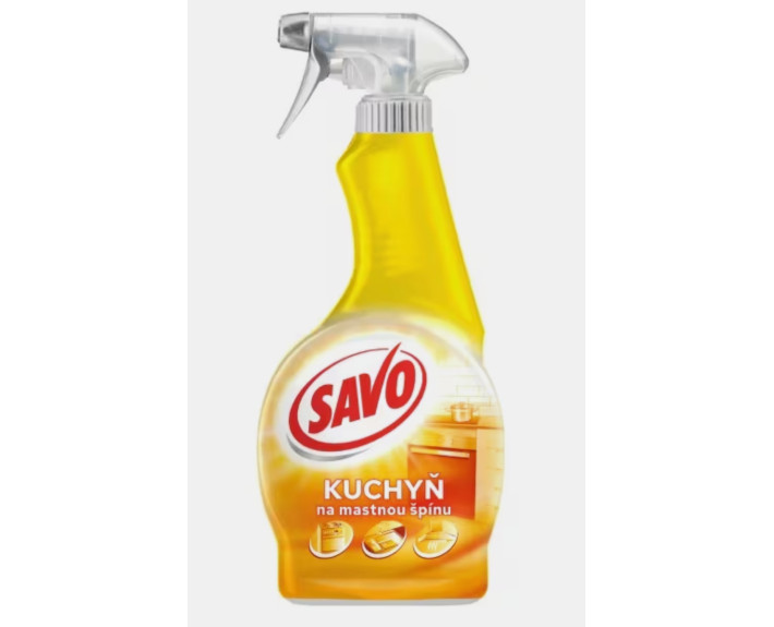Спрей для очищення забруднень від жиру д/кухні 500 мл Savo
