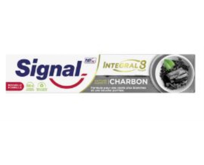 Зубна паста integral 8 відбілювання та детокс з вуг 75 мл Signal