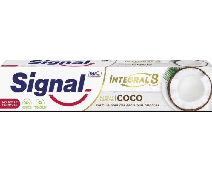Зубна паста integral 8 з кокосом 75 мл Signal