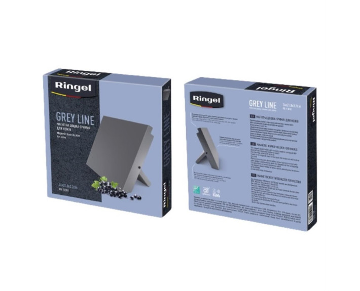 Аксесуари д/ножів Підставка магнітна для ножів 24.0*21 RINGEL Grey line