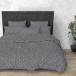 Набор постельного белья SoundSleep Rhomb Grey сатин Полуторный комплект, Украина