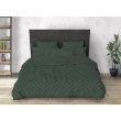 Комплект постільної білизни SoundSleep Rhomb Green бязь Двоспальний євро комплект, Україна