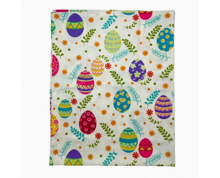 Скатертина плямостійка Easter Time, 140х180 см, молочний, ТМ SoundSleep, Україна