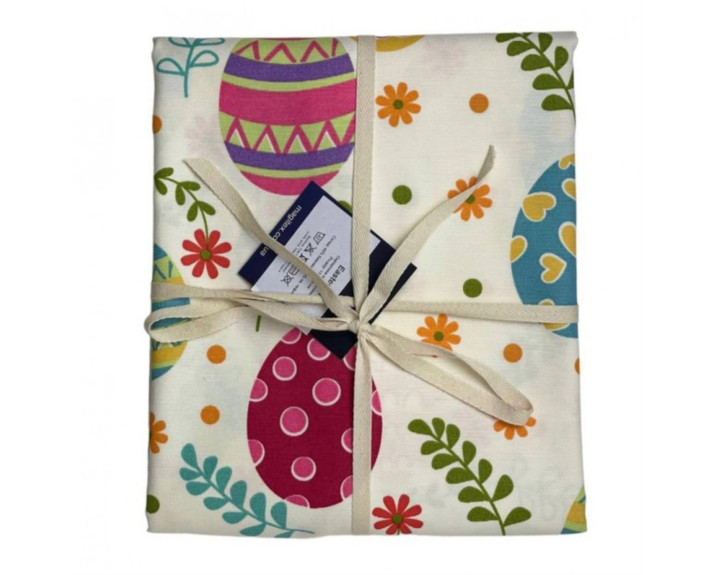 Скатерть Easter Time, 110х140 см, молочный, ТМ SoundSleep, Украина